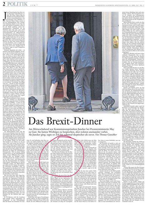 Das Brexit Dinner